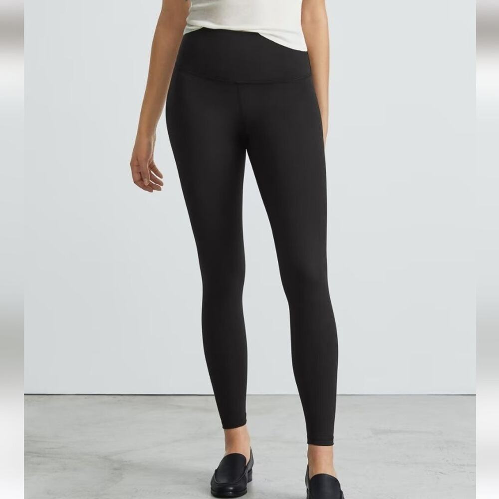 Everlane Renew Ankle Womens Black Leggings Seamless Activewear Pants‎ Size Large